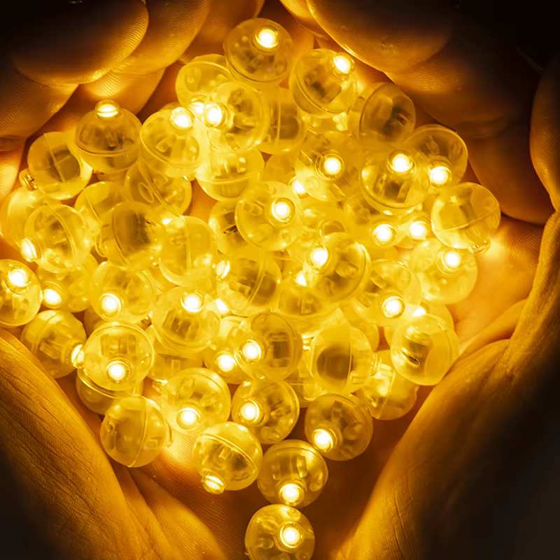 50/100/150/200/300 pièces gobelet boule ronde lumière ballon LED Flash lampes lumineuses lanterne lumière pour fête de mariage anniversaire décor