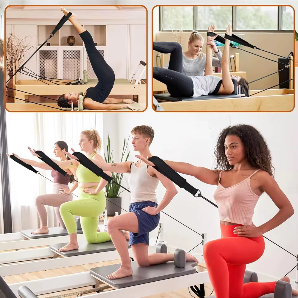 Sangles de Pilates à double boucle avec anneaux