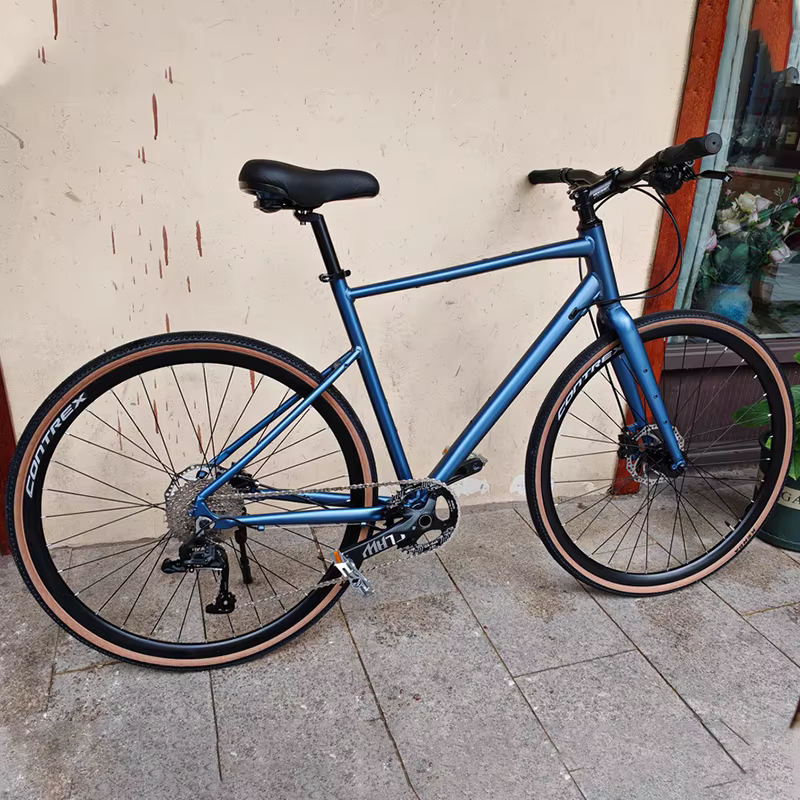 Roue de vélo de route 700C, supportant une carte de vitesse 11 à 12 vitesses, volant d'inertie à dégagement rapide avant 2 arrière 4 freins à disque, paire de roues de vélo de gravier