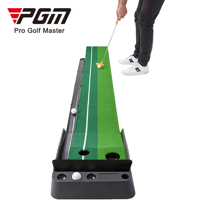 Tapis de putting Perfect Practice – Green de putting d'intérieur pour la maison – Aide à l'entraînement de golf – Tapis de putting de golf de qualité supérieure avec un effet réaliste
