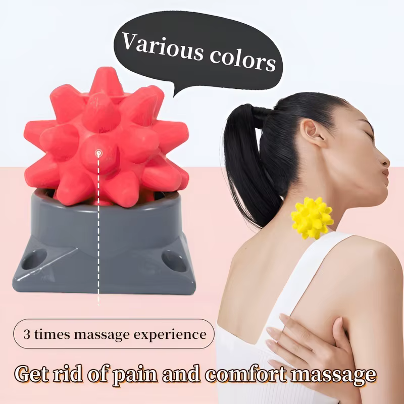 Balle de massage portable hérisson pour points d'acupression