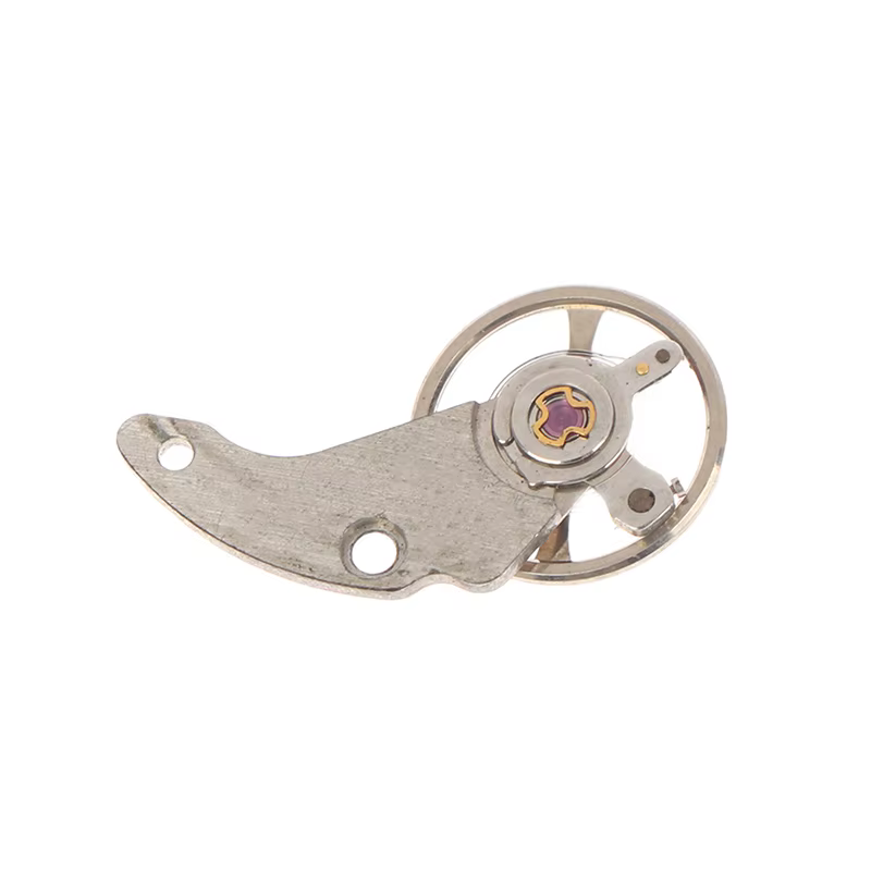 Pièce de montre : Ensemble de roue d'équilibrage 7009 avec pont de roue, universel pour mouvement 7S26, pièces de démontage de roue d'équilibrage