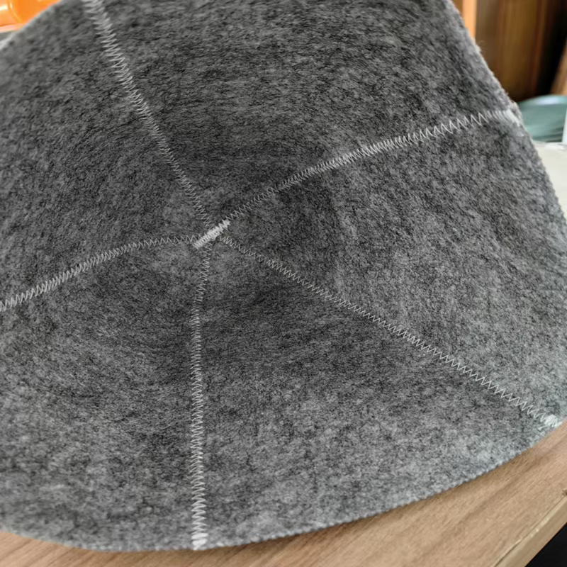 Chapeaux de sauna, casquettes de sauna Chapeaux de sauna Accessoires de sauna Bonnet de sauna en feutre pour hommes et femmes Bonnet de vapeur de sauna à domicile pour hammam