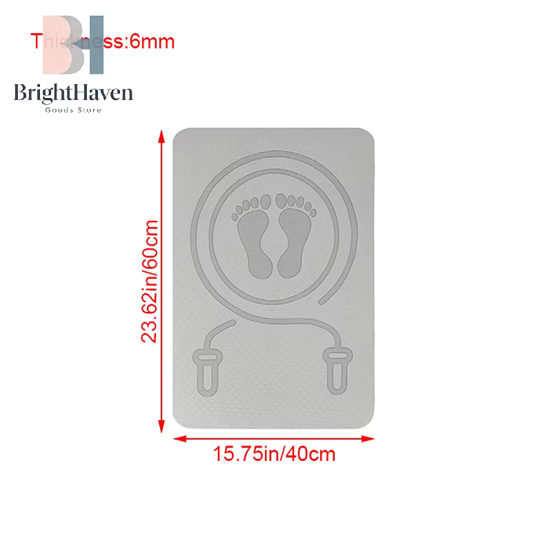 Tapis de saut à la corde 6MM anti-bruit