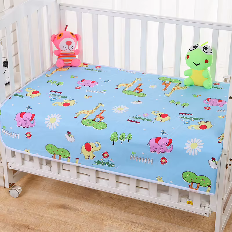 Matelas à langer imperméable et lavable pour bébé, tapis de protection anti-urine pour nouveau-nés et tout-petits, matelas à langer à motif de dessin animé