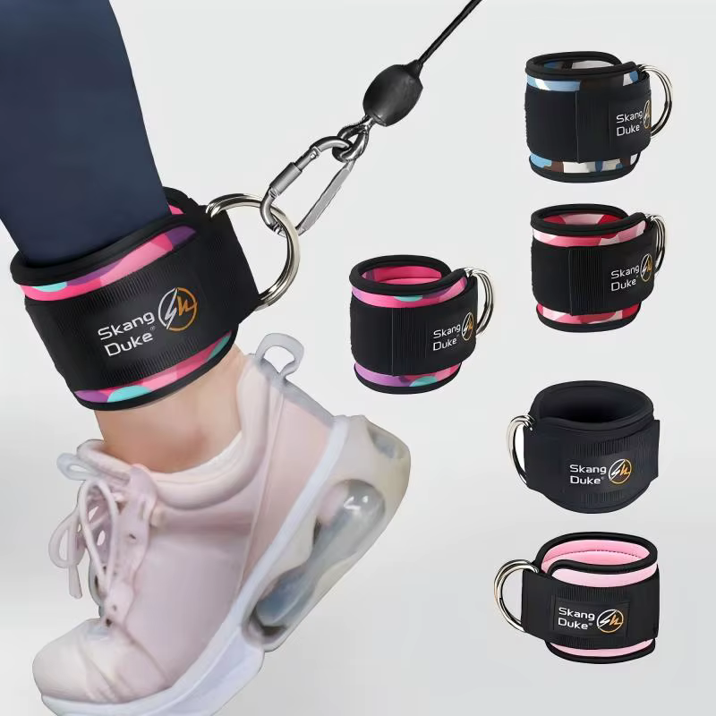 Sangle de cheville pour machines à câble et bandes de résistance