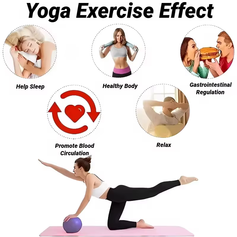 25CM nouveau Yoga Pilates balle exercice gymnastique Fitness équilibre gymnase Core intérieur formation Mini balles petite thérapie améliore