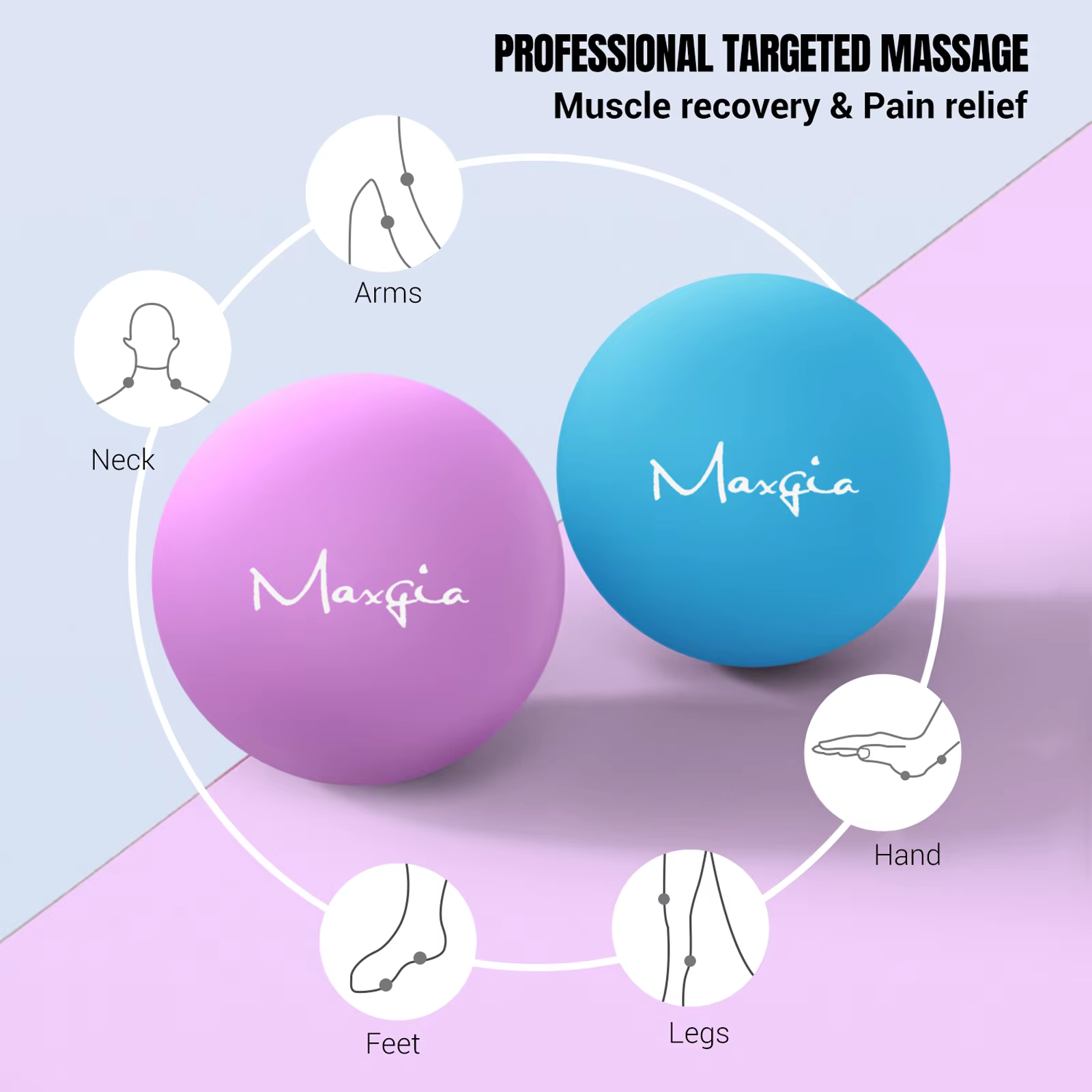 Balle de massage vibrante électrique pour le sport