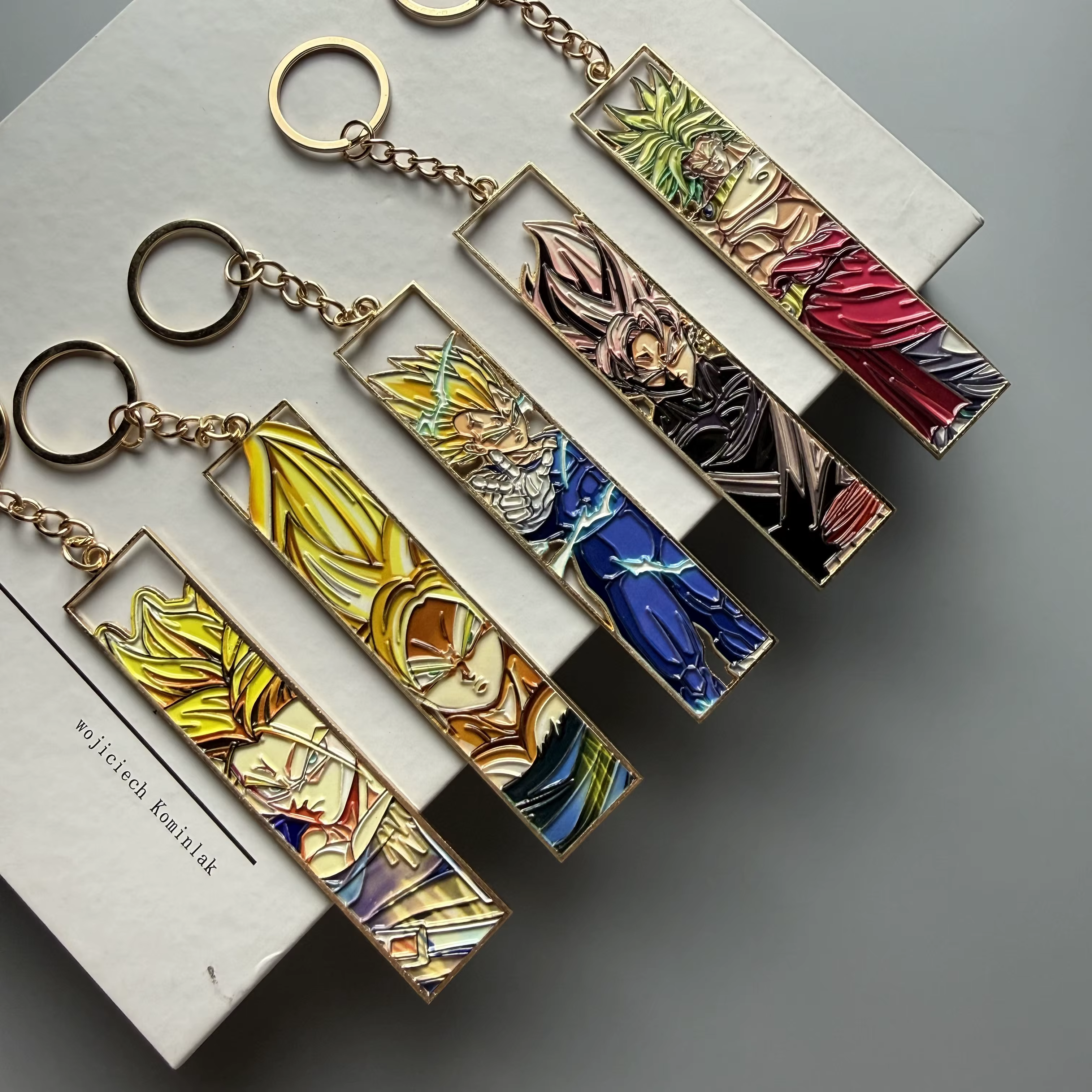 Anime métal évider porte-clés signet mignon Jet Manga mode sac porte-clés bijoux accessoire porte-clés cadeau Anime