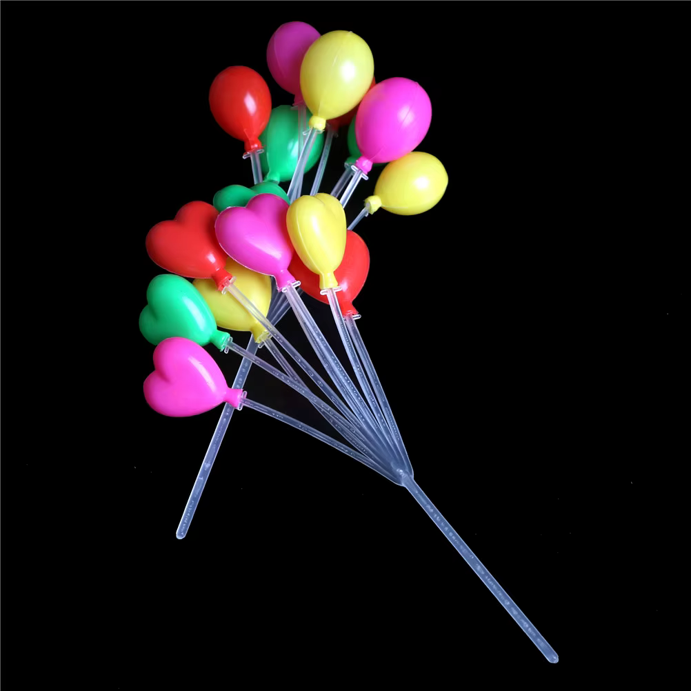 Guirlande de mini-ballons multicolores 1:12 pour maison de poupée, ornement de scène de fête, fourniture de jouets pour aménagement de salon DIY