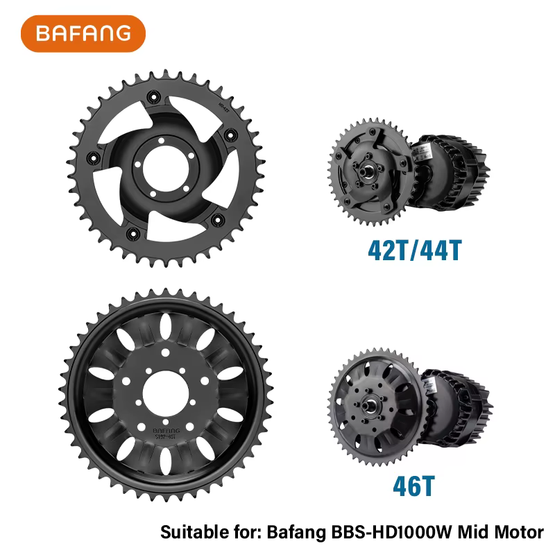 BAFANG-Pignon de protection JOWheel, plateau, pédalier, 42T, 44T, 46T, BBSHD, moteur moyen, accessoires de conversion de vélo électrique