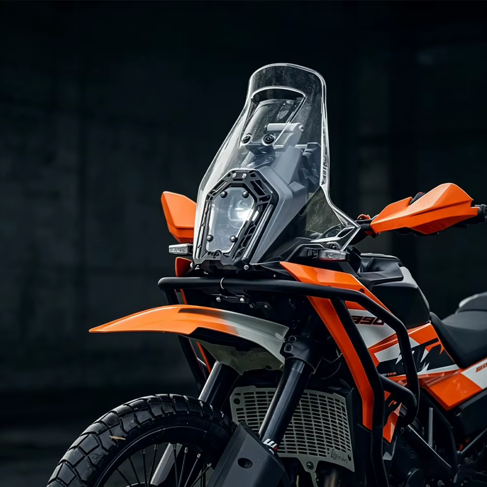 Accessoires de moto pour KTM 390 Adventure /X, couvercle de protection des phares, protection des lentilles des phares, support de téléphone pour navigation GPS