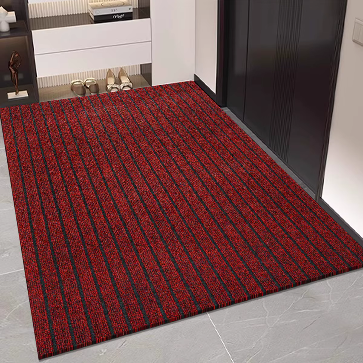 Tapis de cuisine rayé uni DIY 40 cm × 3 m, tapis de sol, décoration de chambre, tapis antidérapant, décoration de la maison, tapis de couloir