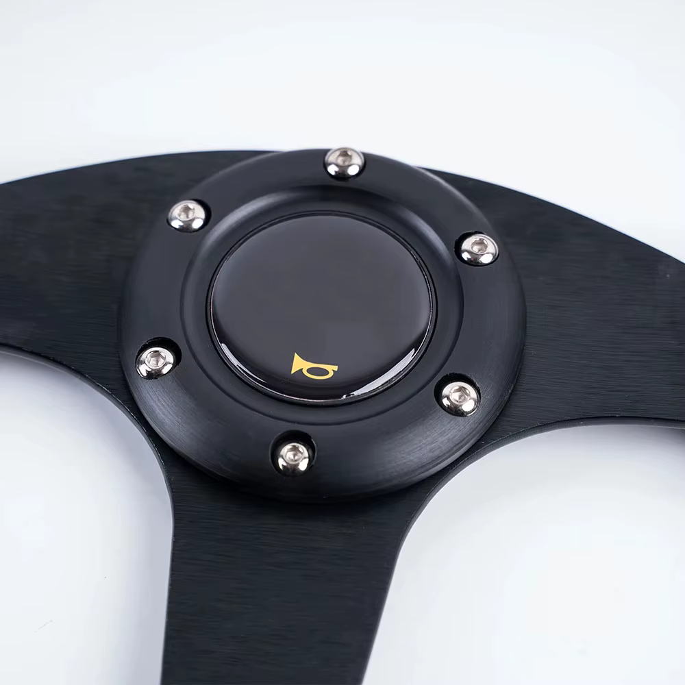 Volant de modification automobile 13 pouces 320 mm universel en PVC et aluminium pour drift, course et sport, compatible avec la plupart des voitures