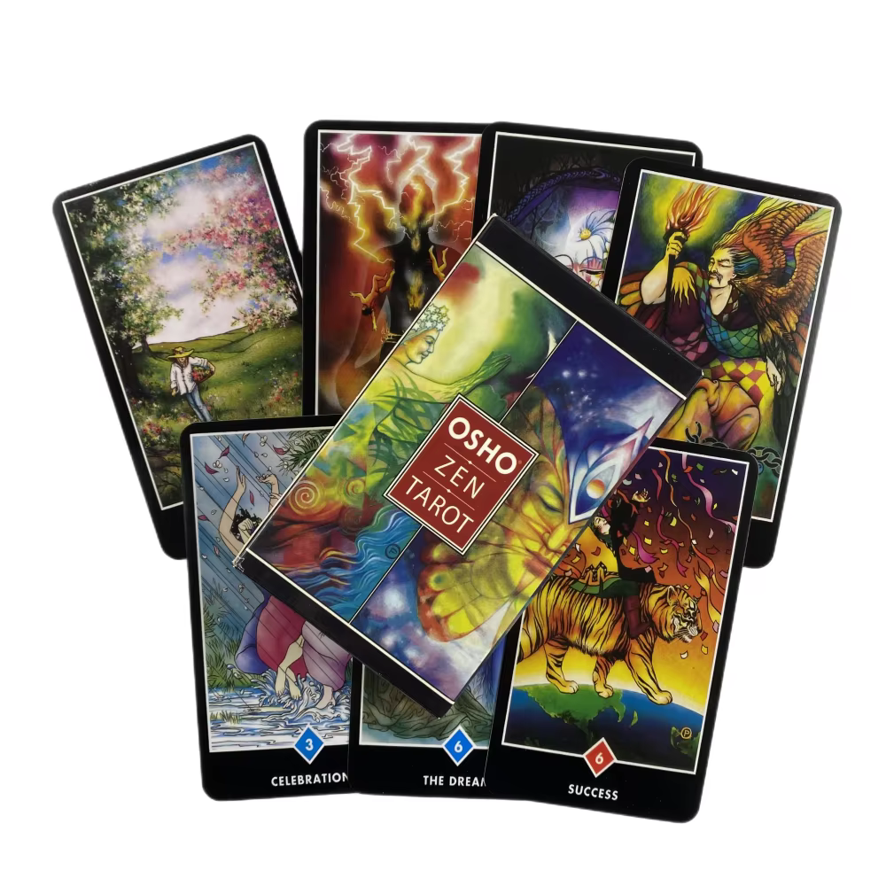 Osho Zen Tarot Cards A 79 Deck Oracle English Visions Divination Edition Borad Jeux de Jeu
