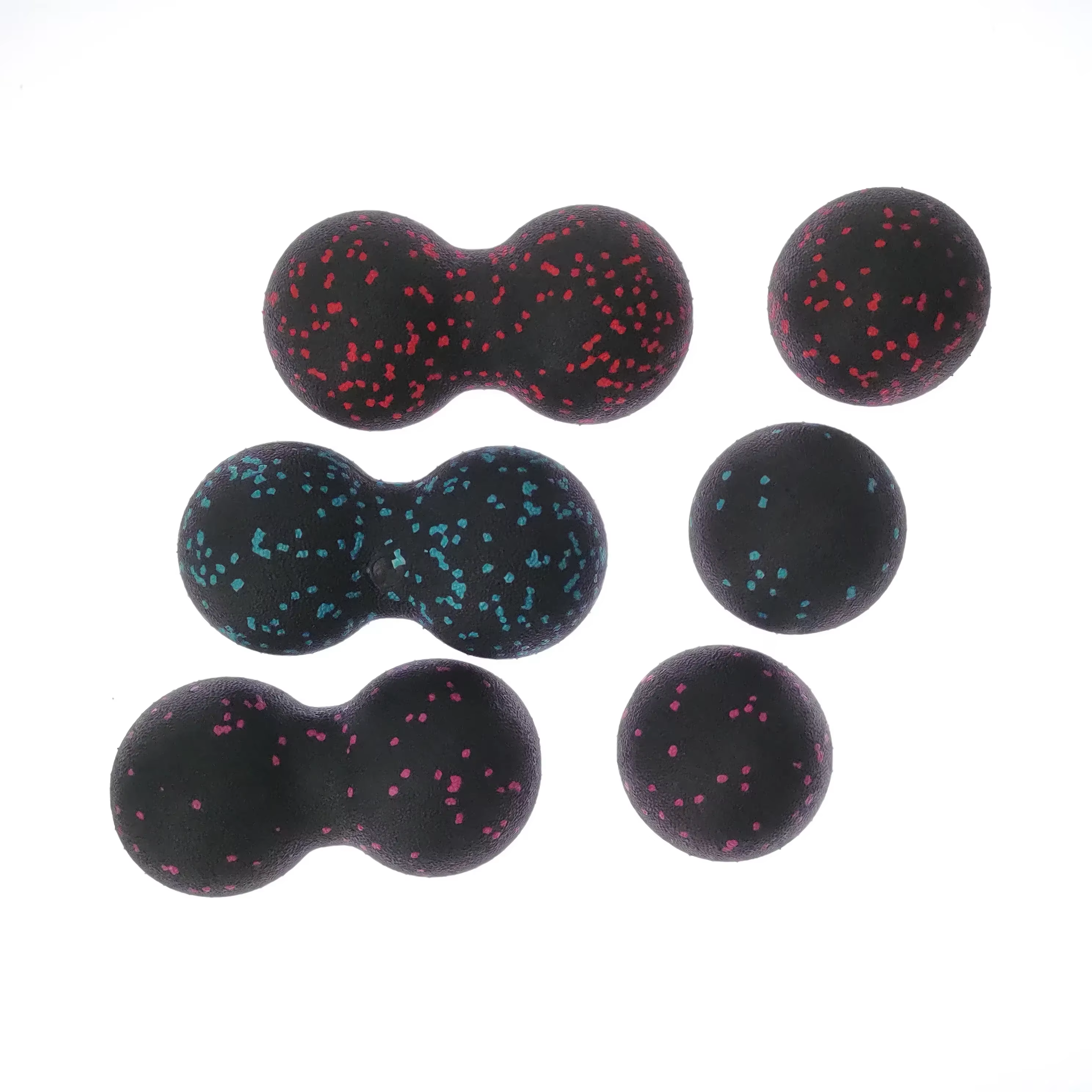 EPP 8cm boules d'arachide Massage corporel balle de Fascia haute densité Relaxation musculaire crosse Fitness Yoga boule de Myofascia soulager la douleur