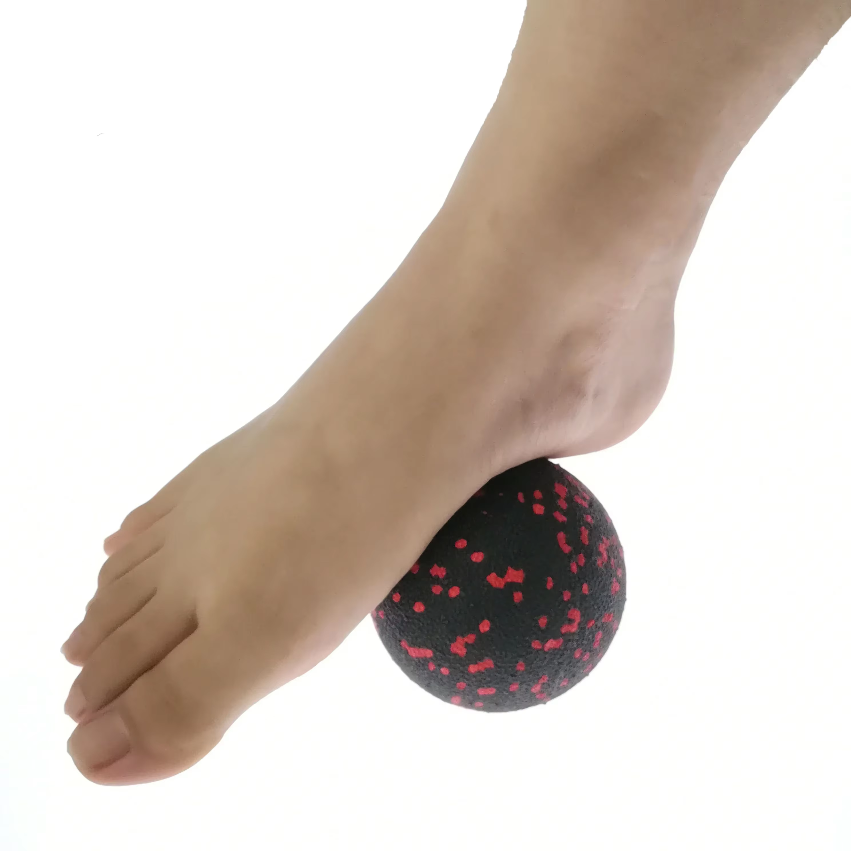 EPP 8cm boules d'arachide Massage corporel balle de Fascia haute densité Relaxation musculaire crosse Fitness Yoga boule de Myofascia soulager la douleur