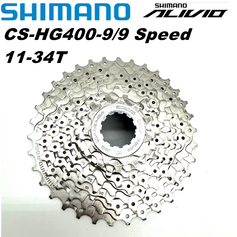 Shimano Alivio M4000 HG400-9 9 vitesses vélo Cassette vtt montagne vélo roue libre HG400 9S 11-28T 11-32T 11-34T 28T 32t 34t 36t