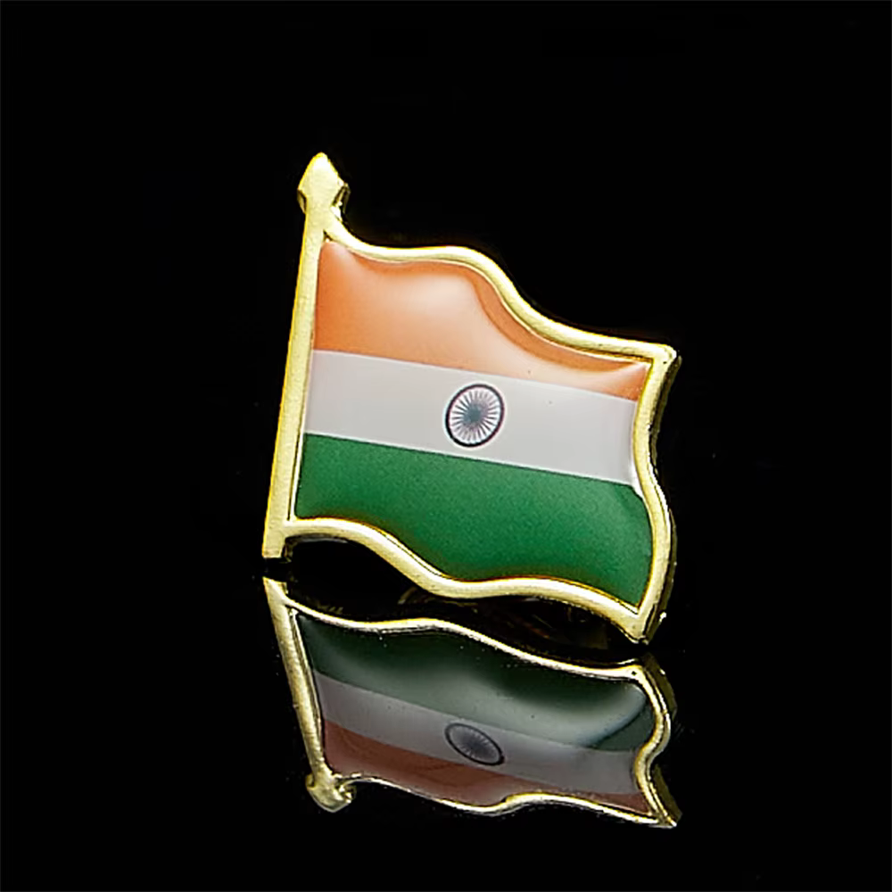 Broches de sensation nationale indienne, accessoires de vêtements décontractés, cadeau de bijoux unisexes