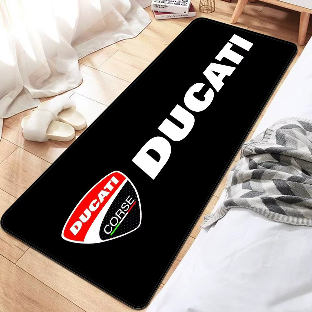 Tapis de sol rectangulaire antidérapant pour moto D-Ducaties, tapis de bienvenue pour porte d'entrée, intérieur et extérieur, doux pour la maison