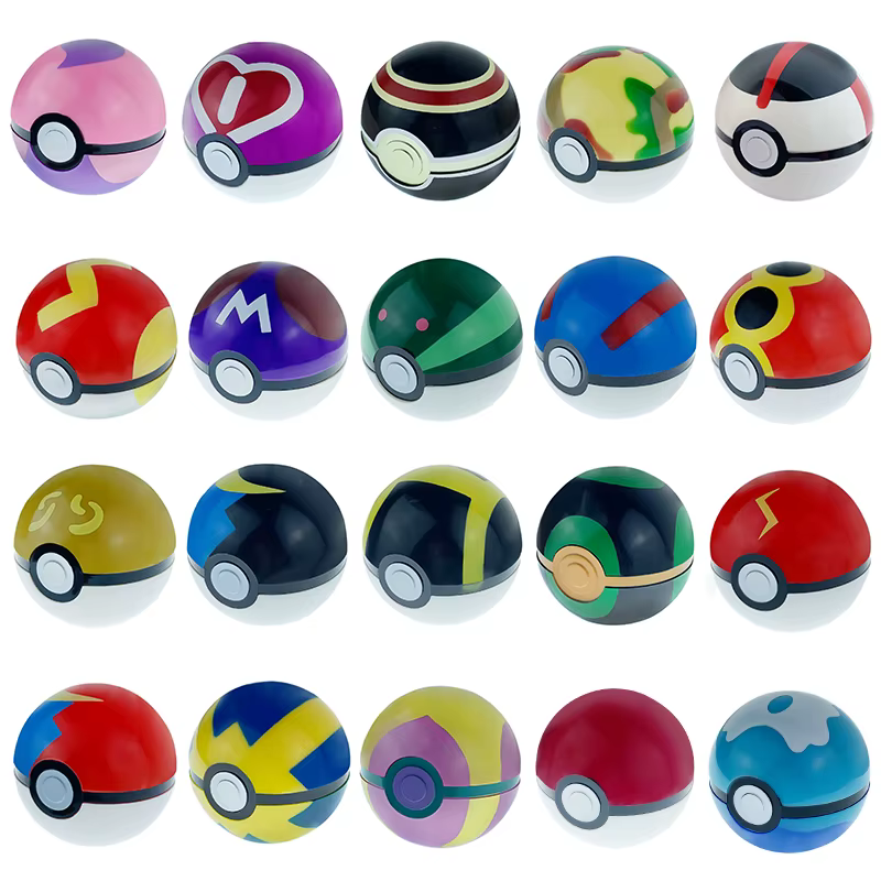 Pokemon balle elfe jouet Anime figurine PokeBall poche monstre vide clip n go modèle Pikachu Poke Ball enfant enfant noël Gif