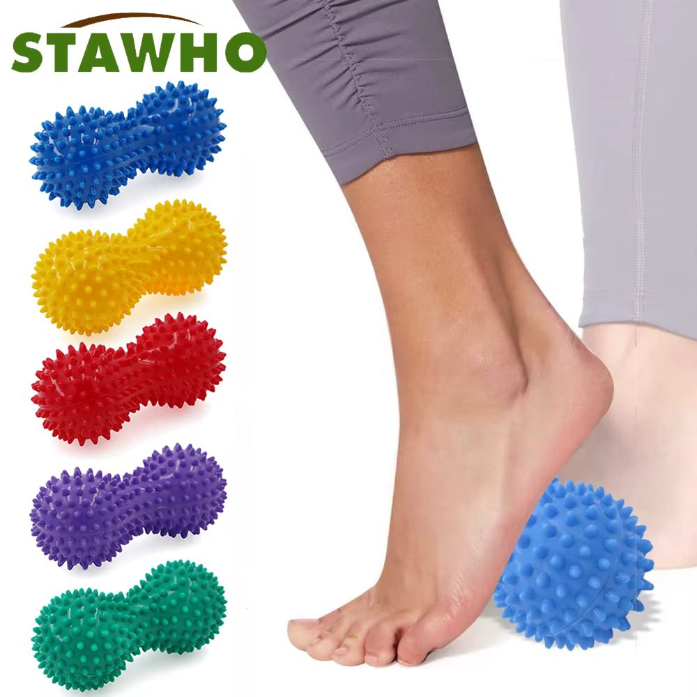 Fournitures de Yoga en PVC d'arachide avec épines
