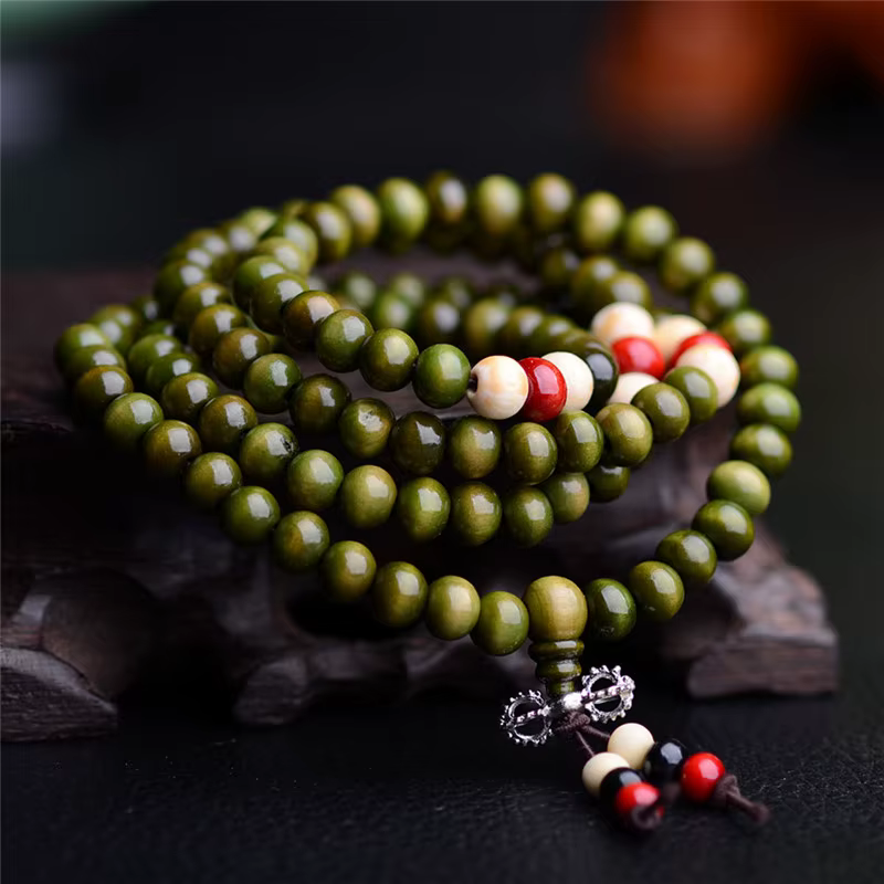 Bracelets de prière Mala bouddhistes pour hommes et femmes