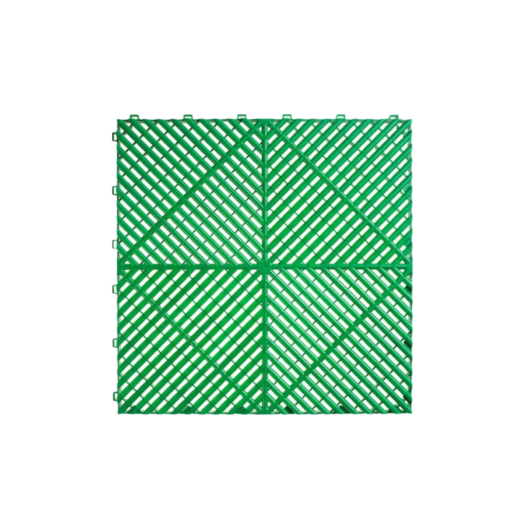 Dalles de garage antidérapantes et imperméables 400x400x18mm, dalles de garage en plastique emboîtables, tapis de drainage pour stationnement de voitures et atelier