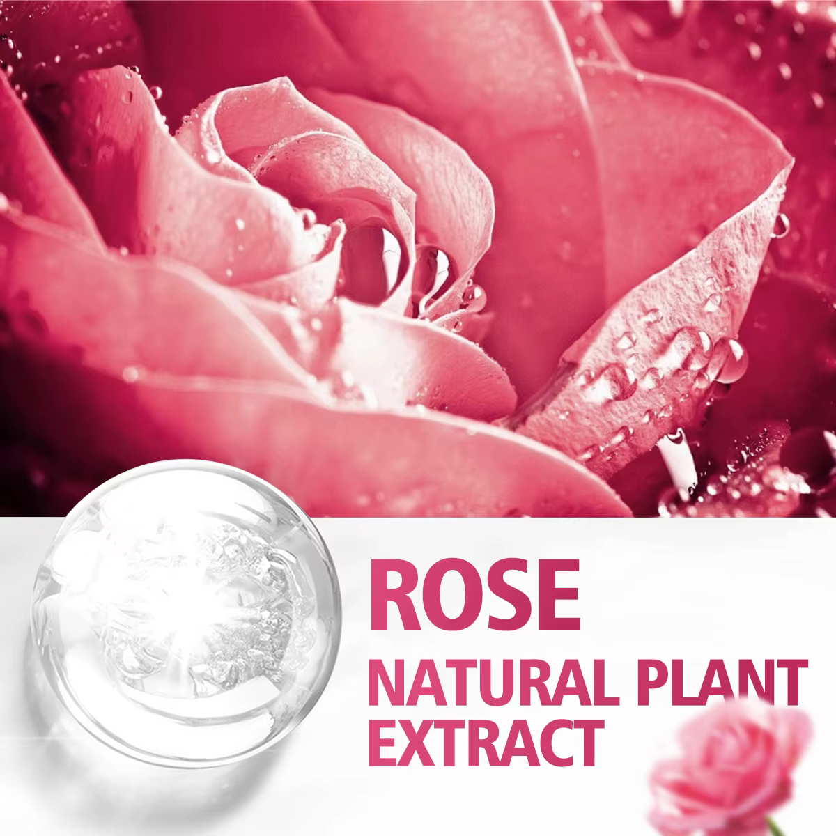 100 ml/60 ml/30 ml huile essentielle de rose soins de la peau parfum aromathérapie