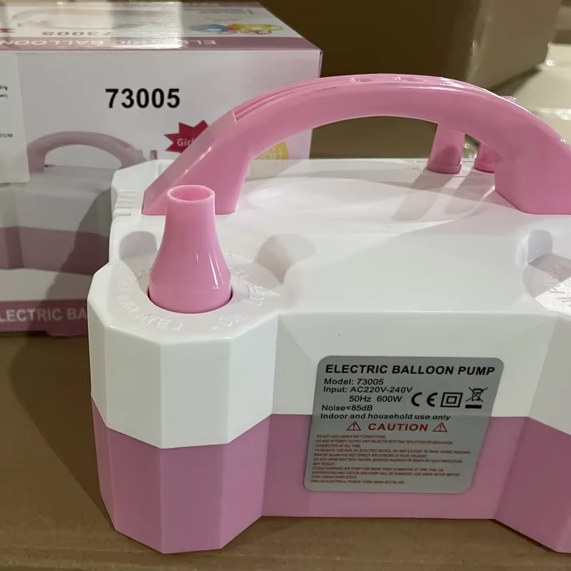 Pompe à ballons électrique pour la décoration de la pièce - Gonflez 2 ballons simultanément avec des modes rapide et lent pour la décoration de fête