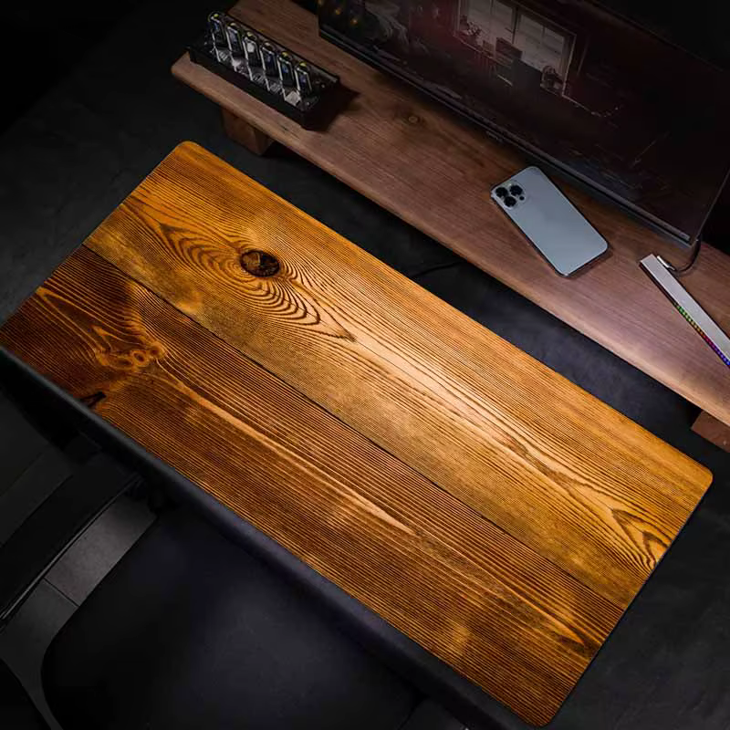 Tapis de bureau minimaliste, tapis pour table de bureau, tapis pour souris d'ordinateur, grand tapis pour clavier, tapis de souris XXL, tapis de souris artisanal