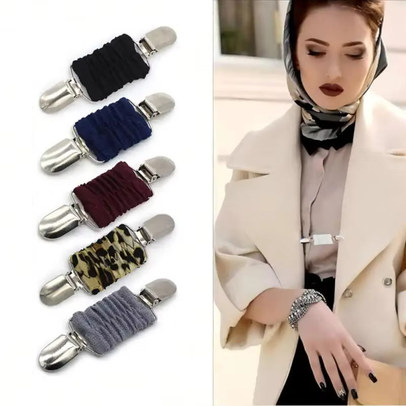 Nouvelle robe pour femmes et enfants, ensemble de clips de sangle arrière, Clip élastique, robe de serrage, col ouvert, Clip de chemise