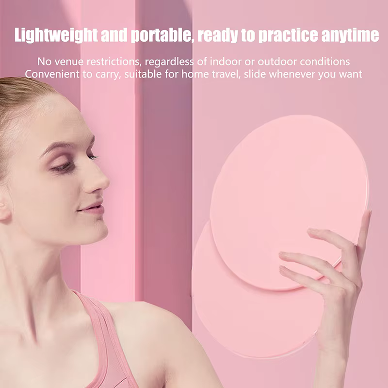 Paire de curseurs de disques de gymnastique Pilates – Idéal pour l'entraînement physique abdominale