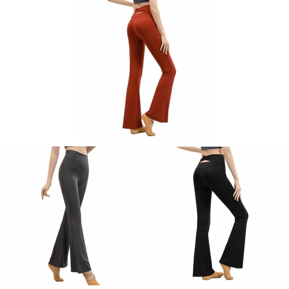 Pantalons de yoga en velours pour Pilates