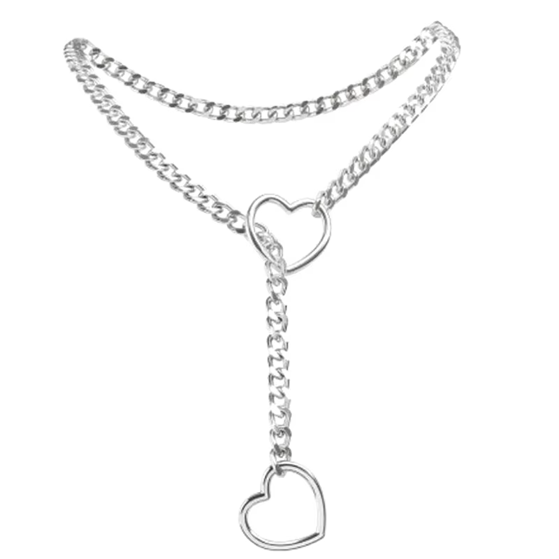 Collier en métal pour adultes, jouet intime pour jeux de rôle SM, style punk occidental, accessoire cadeau exotique pour couple