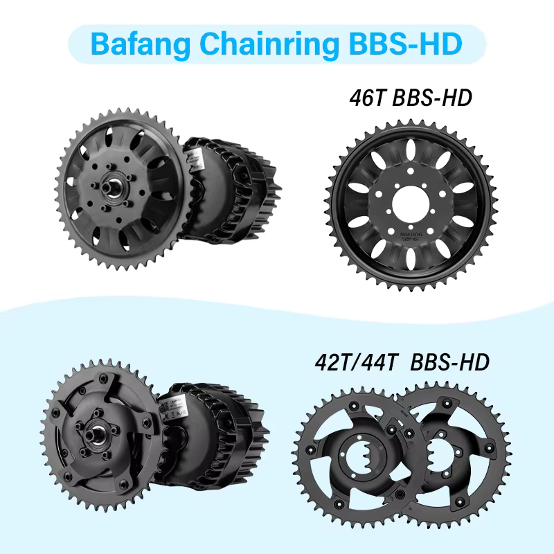BAFANG-Pignon de protection JOWheel, plateau, pédalier, 42T, 44T, 46T, BBSHD, moteur moyen, accessoires de conversion de vélo électrique