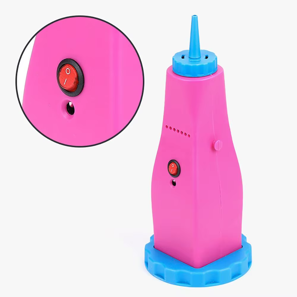 Pompe à ballons électrique portable AC 100-240V avec longue tige, machine à gonfler les ballons, pompe à ballons magique électrique pour extérieur