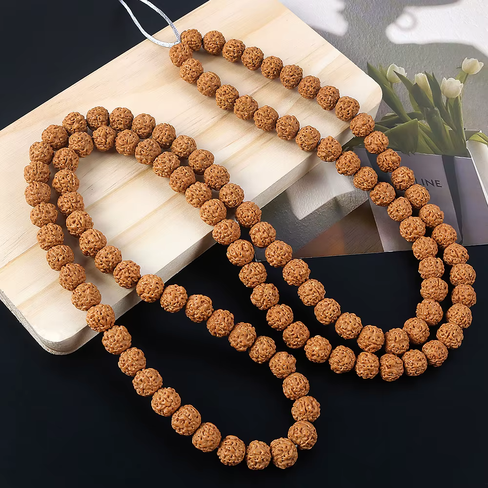 Rudraksha Mala naturel 8/9/10/11/12/14mm