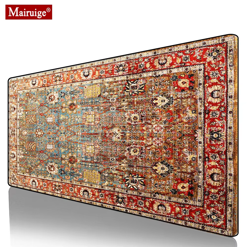 Tapis de souris XXL pour jeux, tapis de bureau, tapis de jeu, accessoires pour configuration informatique, surface pour souris d'ordinateur, tapis persans