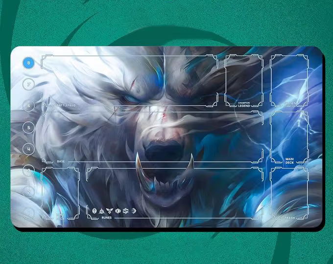 Jeu de cartes à collectionner Playmat personnalisé - 24" X 14" pouces (600 X 350 mm) Tapis de souris Tapis de jeu neutre bords cousus - Cadeaux personnalisés