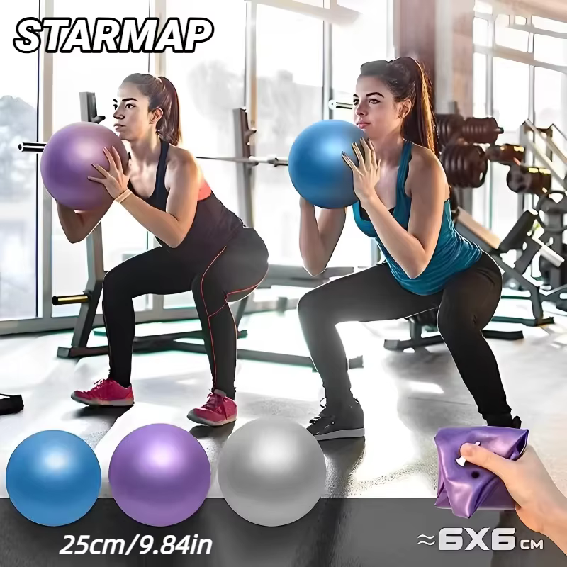 Nouveau Ballon de Yoga et Pilates de 25 cm pour Exercices de Gymnastique