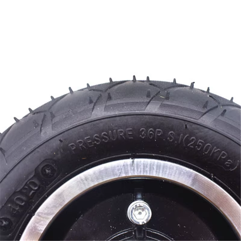 Roues 200X50 avec engrenage d'entraînement Roue 8X2 pouces pour skateboard électrique de 8 pouces avec engrenage, poulie de puissance, roue gonflable en alliage d'aluminium