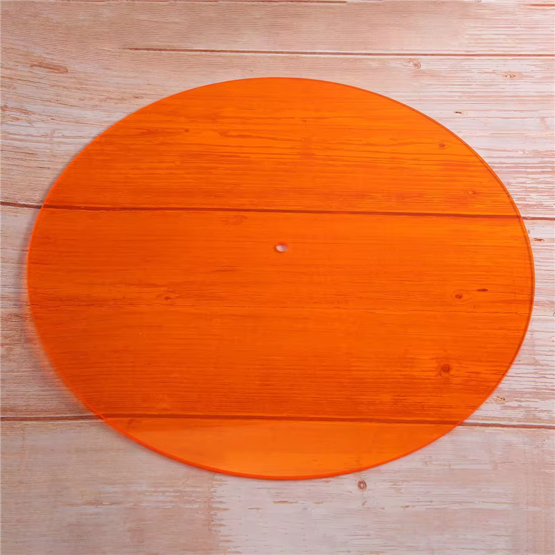 Tapis de platine en acrylique pour disque vinyle, 300Mm X 3Mm, pour phonographe, plateau tournant, antistatique, pratique, lecte