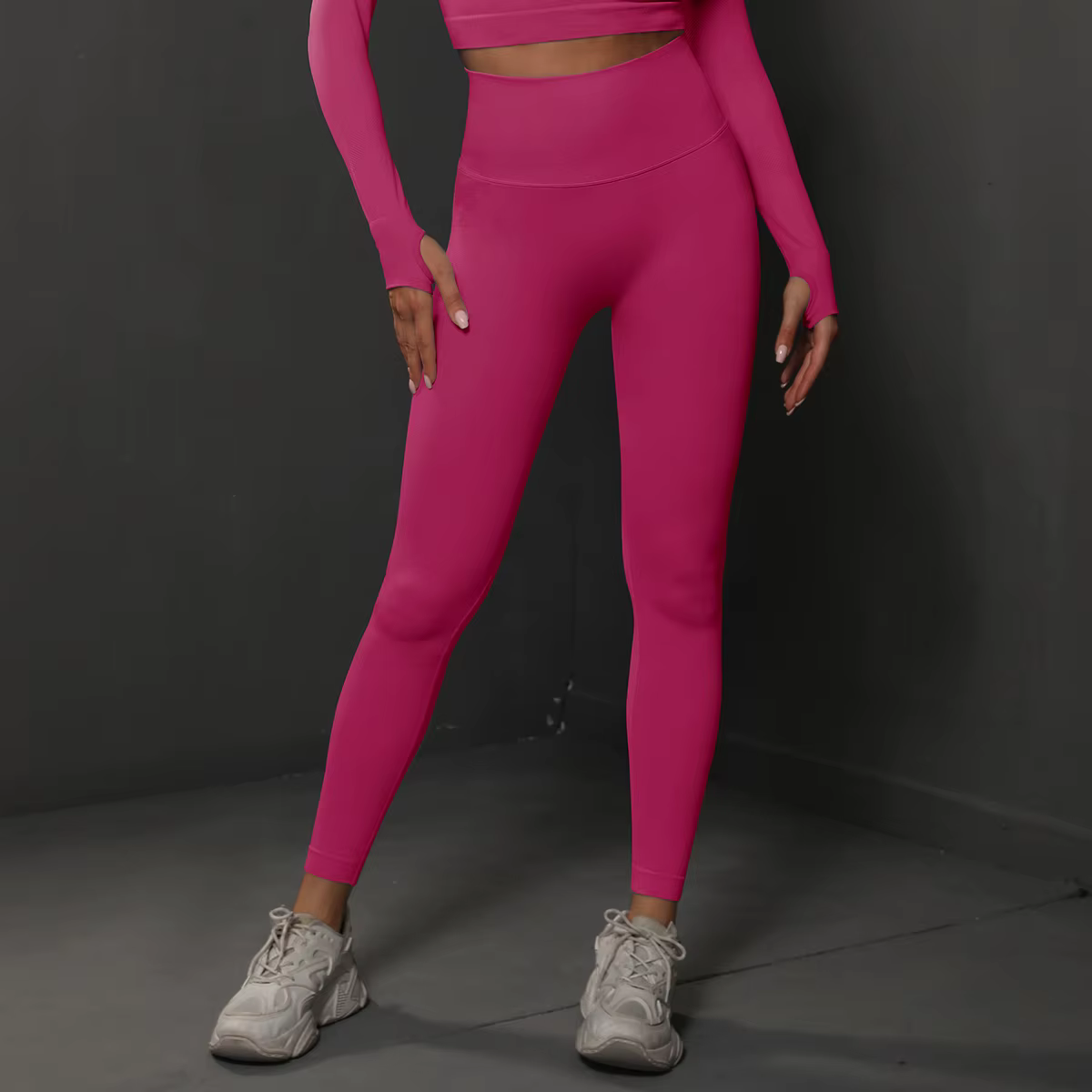 Leggings de gymnastique sans couture femmes pantalons de Yoga Sexy taille haute butin levage