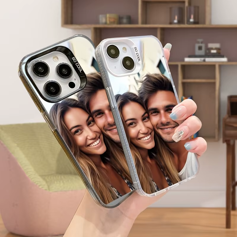 Coque arrière antichoc IMD personnalisée, design photo, pour iPhone 16 15 14 13 12 11Pro Max Mini SE 2020 2022 XS XR 7 8 Plus