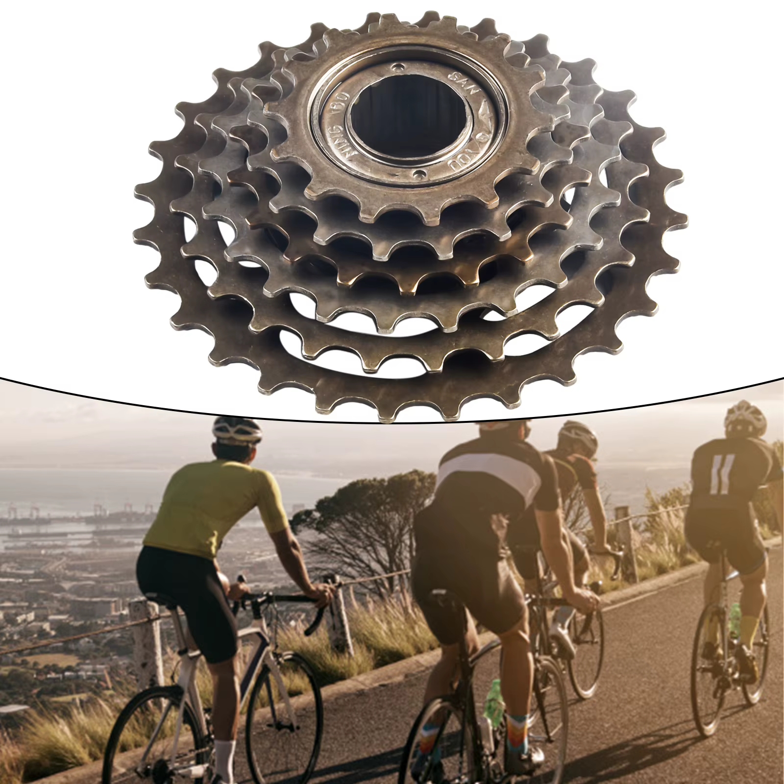 Roue libre à vis pour vélos Shimanokes, acier à haute teneur en carbone, changement lisse, engrenage 7/8-28T, pièce de vélo de route BLORoad, 6 vitesses, 13/14 vitesses, 1PC