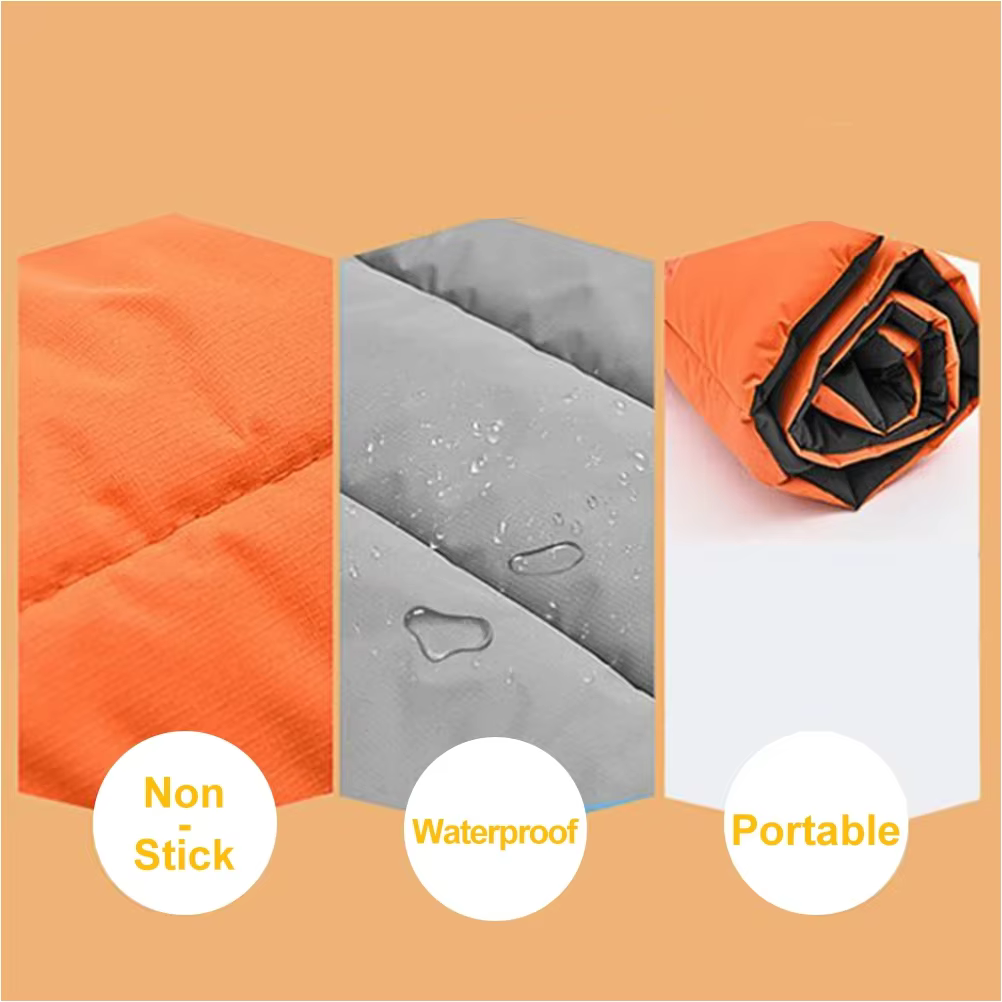 Tapis Portable pour animaux de compagnie, tapis pour chat et chien, lits d'extérieur imperméables pour chiens avec sac de transport de rangement, tapis de Camping en plein air facile à nettoyer