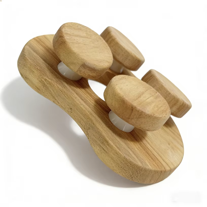 Repose-tête en bois pour sauna avec disque rotatif, accessoire de sauna