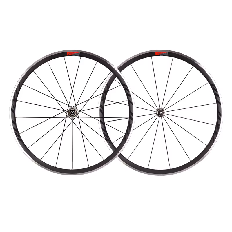 Roues de route 700C à moyeu rouge 6 cliquetis, ultralégères, hauteur 30MM, à rayons plats droits, pour freins V/C et freins à disque