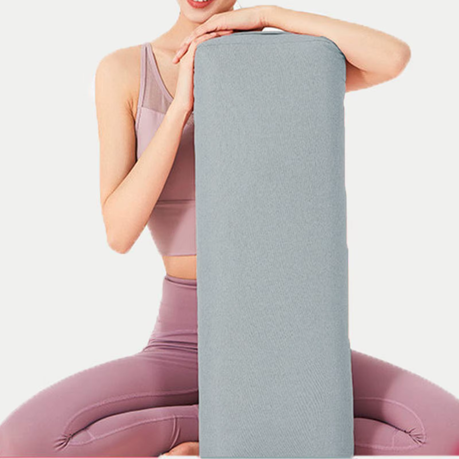 Traversin de Yoga Professionnel avec Poignée de Transport